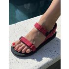 Classic női szandál - Tribal Red
