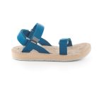 Urban bőrbetétes férfi szandál - Ocean / Gray