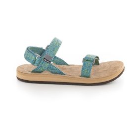 Urban bőrbetétes női szandál - Green / Blur