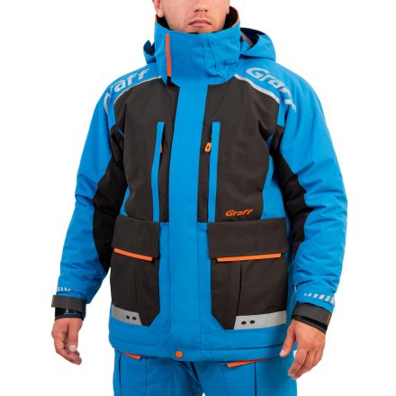 215-OB-3-V2 Úszó-thermo ruha - Kék - 2x használt - 3XL 176-182cm testmagassághoz