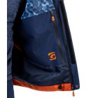 Vízhatlan horgász dzseki 606-B Navy-kék