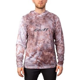   UPF50 Szúnyogcsípés és UV álló kapucnis felső 964-CL-10-A BARNA