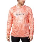 UPF 50 UV álló kapucnis felső rozsda színben