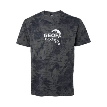 Geoff Anderson Organic Tee BlackLeaf White logo póló