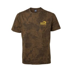 Geoff Anderson Organic Tee Leaf Orange logo póló